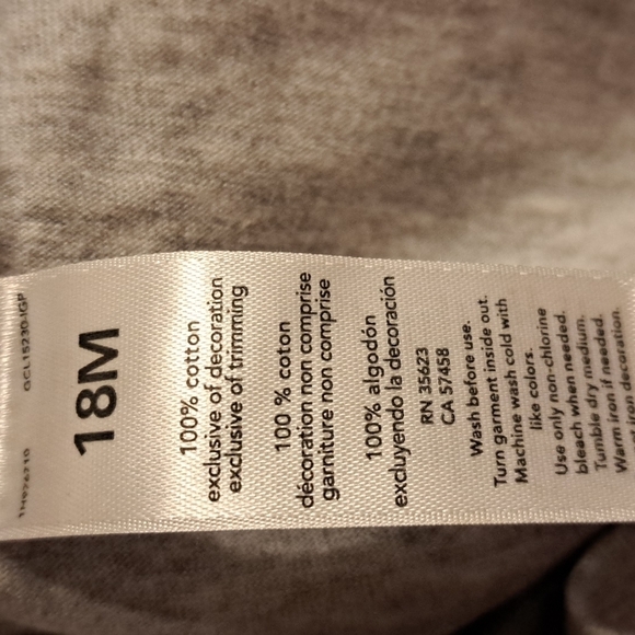 Child of Mine by Carter's 12 of 18 months tshirt & pants set - Picture 4 of 10